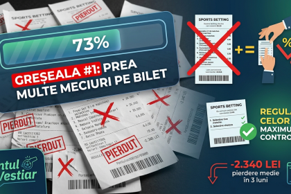 GREȘEALA #1: PREA MULTE MECIURI PE BILET